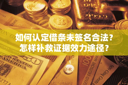 济南如何认定借条未签名合法？怎样补救证据效力途径？
